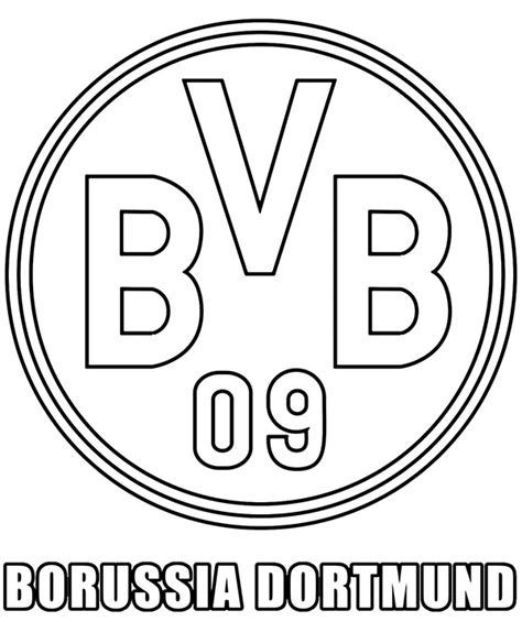 dortmund logo ausmalen