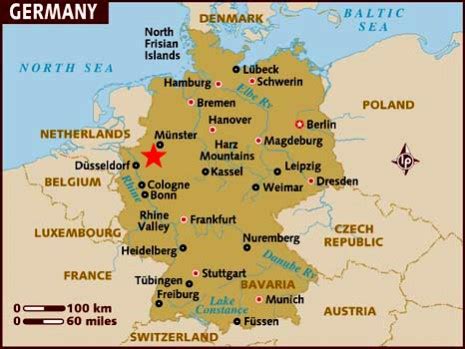dortmund na mapie niemiec