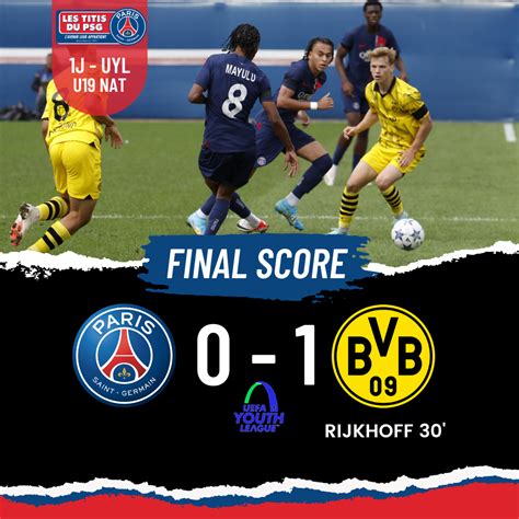 dortmund psg score