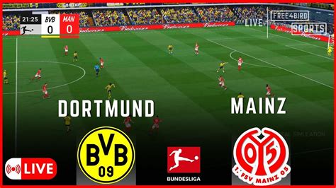 dortmund vs mainz live score