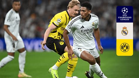 dortmund vs real madrid live