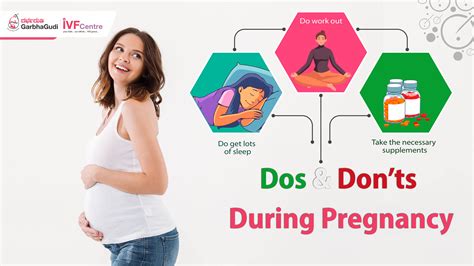 dos and don'ts while trying to get pregnant