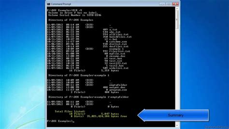 Dos Batch List Files In Directory
