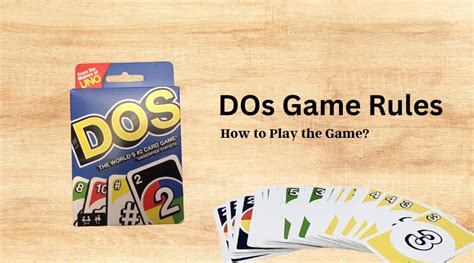 Dos Card Game Rules