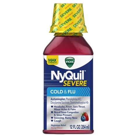 dosage for nyquil cough