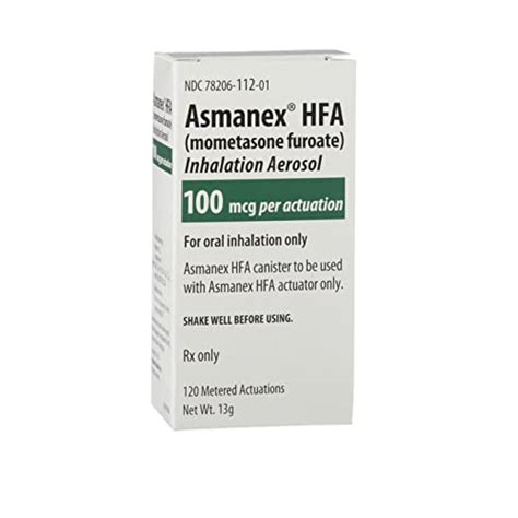 dose of asmanex hfa