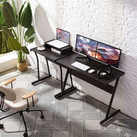 Buy DOSLEEPS Computer Desk, 53“ LShaped Large Corner PC Laptop Desk