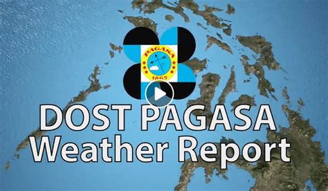 dost pagasa weather forecast