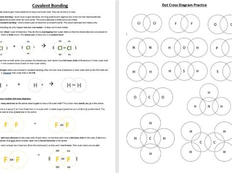dot and cross diagram questions and answers