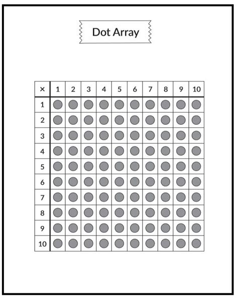 Dot Array Printable