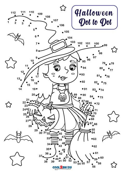 Dot Dot Halloween Printable
