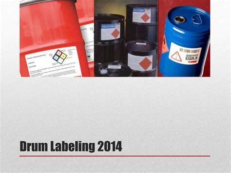 Dot Drum Labeling Requirements