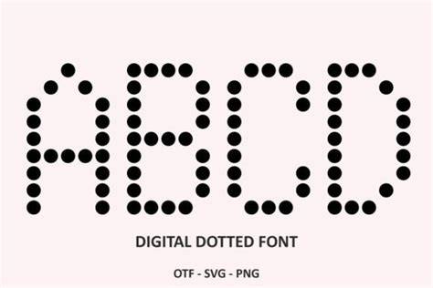 National Primary Dotted Font Download