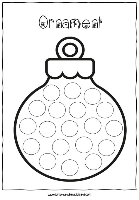 Dot Marker Holiday Printables