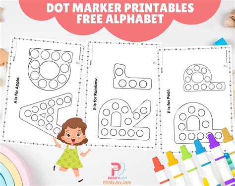 Dot Marker Printables Letters