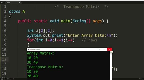 Dot Matrix Print Program Java