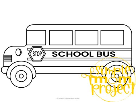 Dot Paint Printable Bus