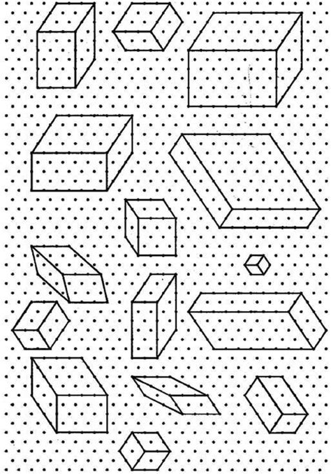 Dot Paper For Drawing Shapes