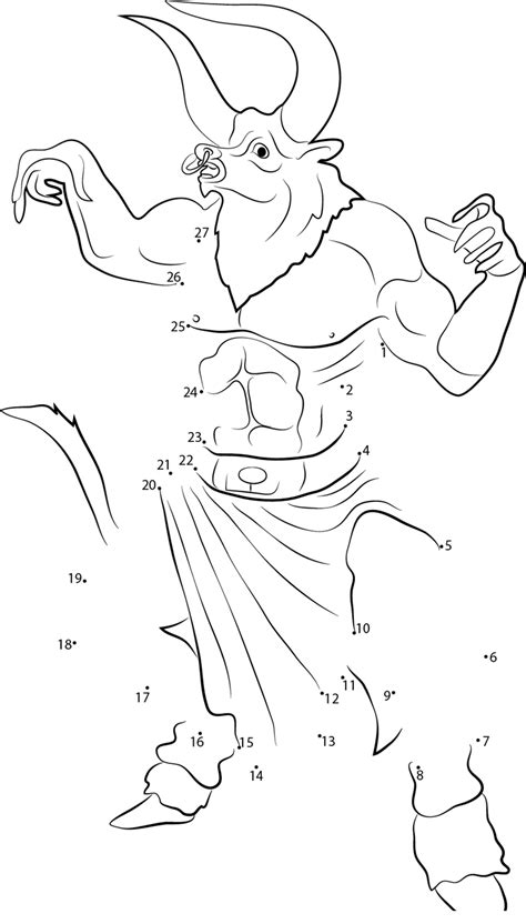 Dot To Dot Mythical Creatures Printable Advanced
