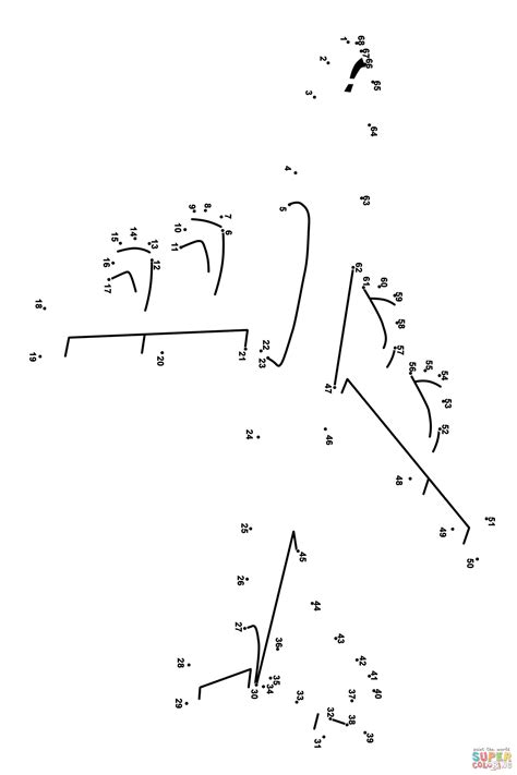 Dot To Dot Printable Airplane