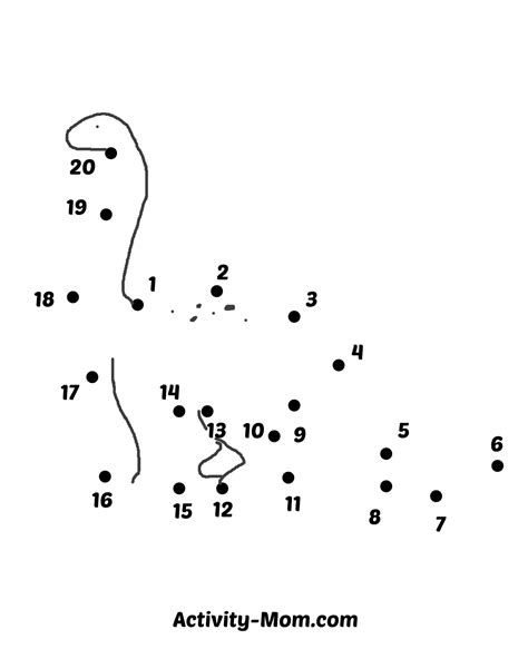 Dot To Dot Printable Preschool