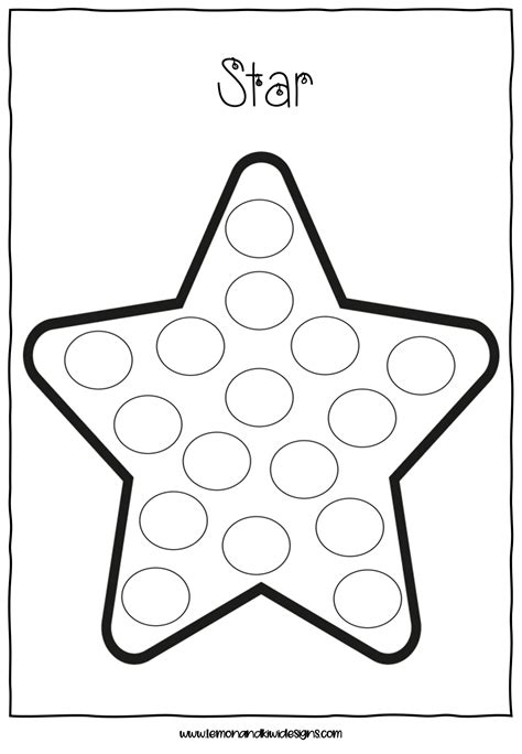Dot To Dot Printables Star