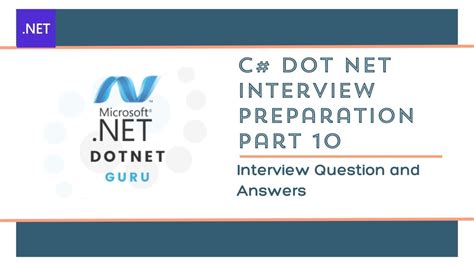 dotnet tutorial c# interview questions