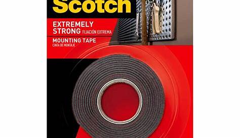 4 Pack 3M COMPANY SCOTCH DOUBLE SIDED TAPE 2 PACK: Adhesive Tapes