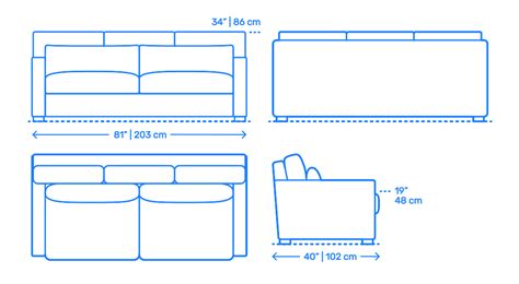 This Double Sofa Bed Dimensions For Small Space