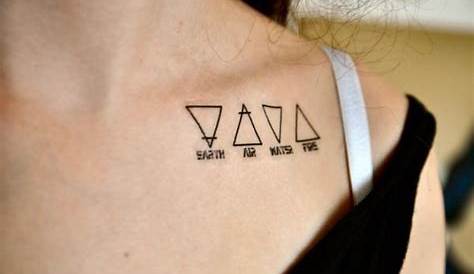 Double Triangle Tattoo Meaning Tiny s s s