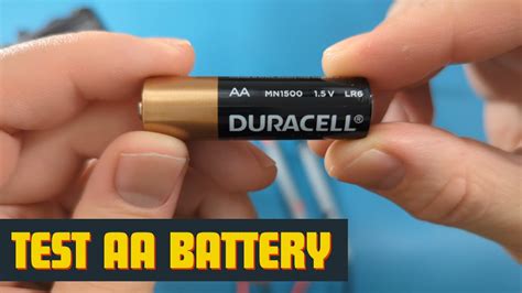 Double A Battery Test