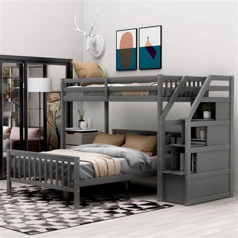 Double Bed Bunk Bed With Storage