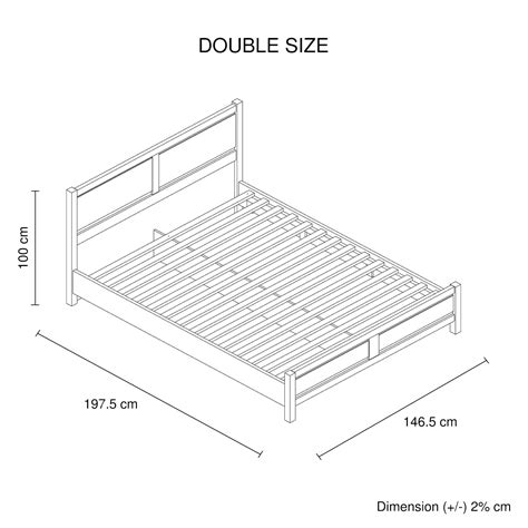 Double Bed Frame Dimensions