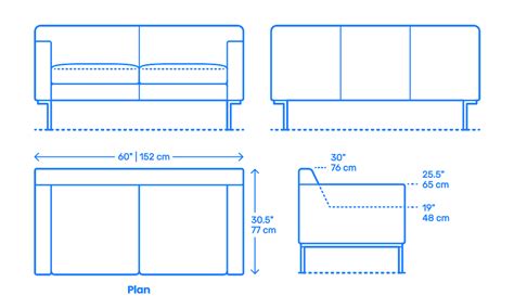 Double Bed Sofa Size