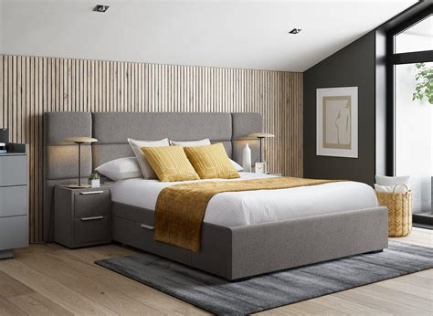 Double Bed With Built In Bedside Tables