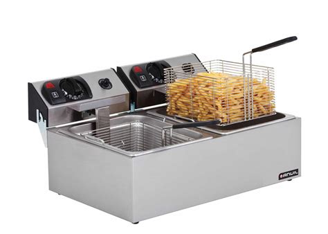 Double Bench Top Deep Fryer