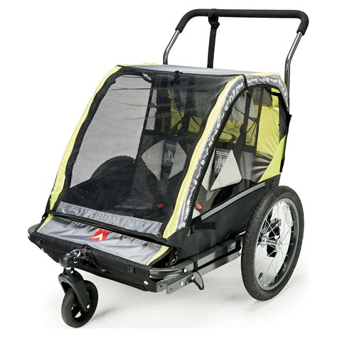 double bicycle trailer stroller