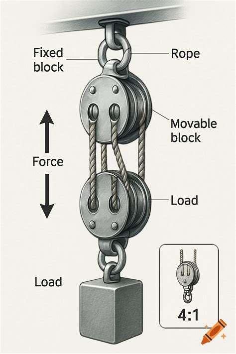 Double Block Pulley System