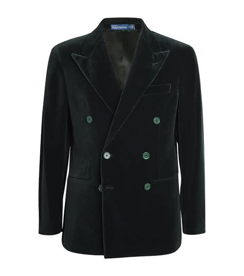 double breasted blazer green