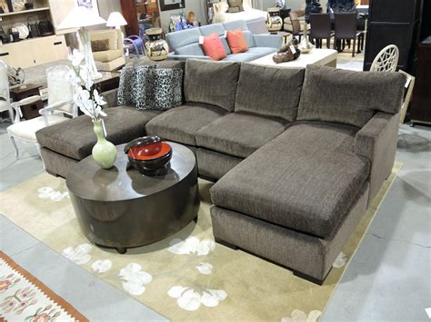 Double Chaise Lounge Sofa Chair Floor Couch with Two Pillows (Brown
