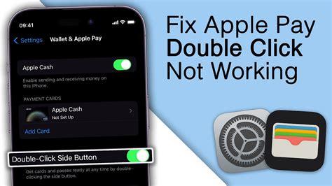 Double Click Not Working Apple Pay