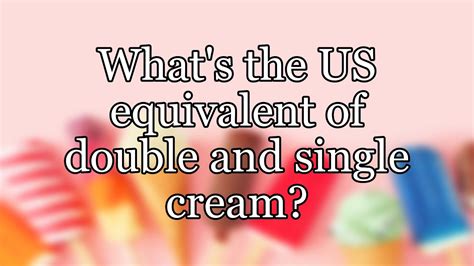 Double Cream Equivalent In Us