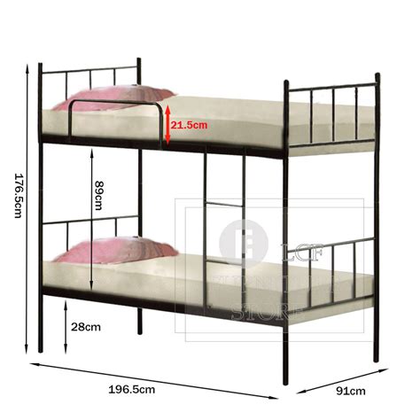 Double Deck Bed Size