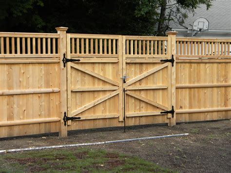Double Door Fence Gate Ideas
