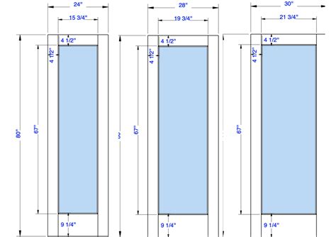 Double Door Pantry Dimensions