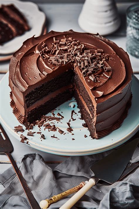 double double chocolate cake
