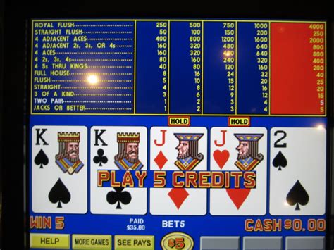 double double video poker games