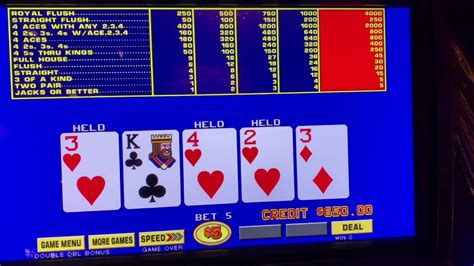 double double video poker trainer