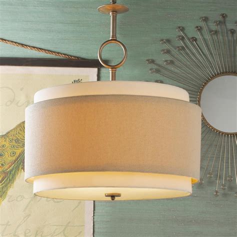double drum light fixture
