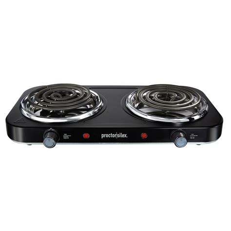 double electric burner